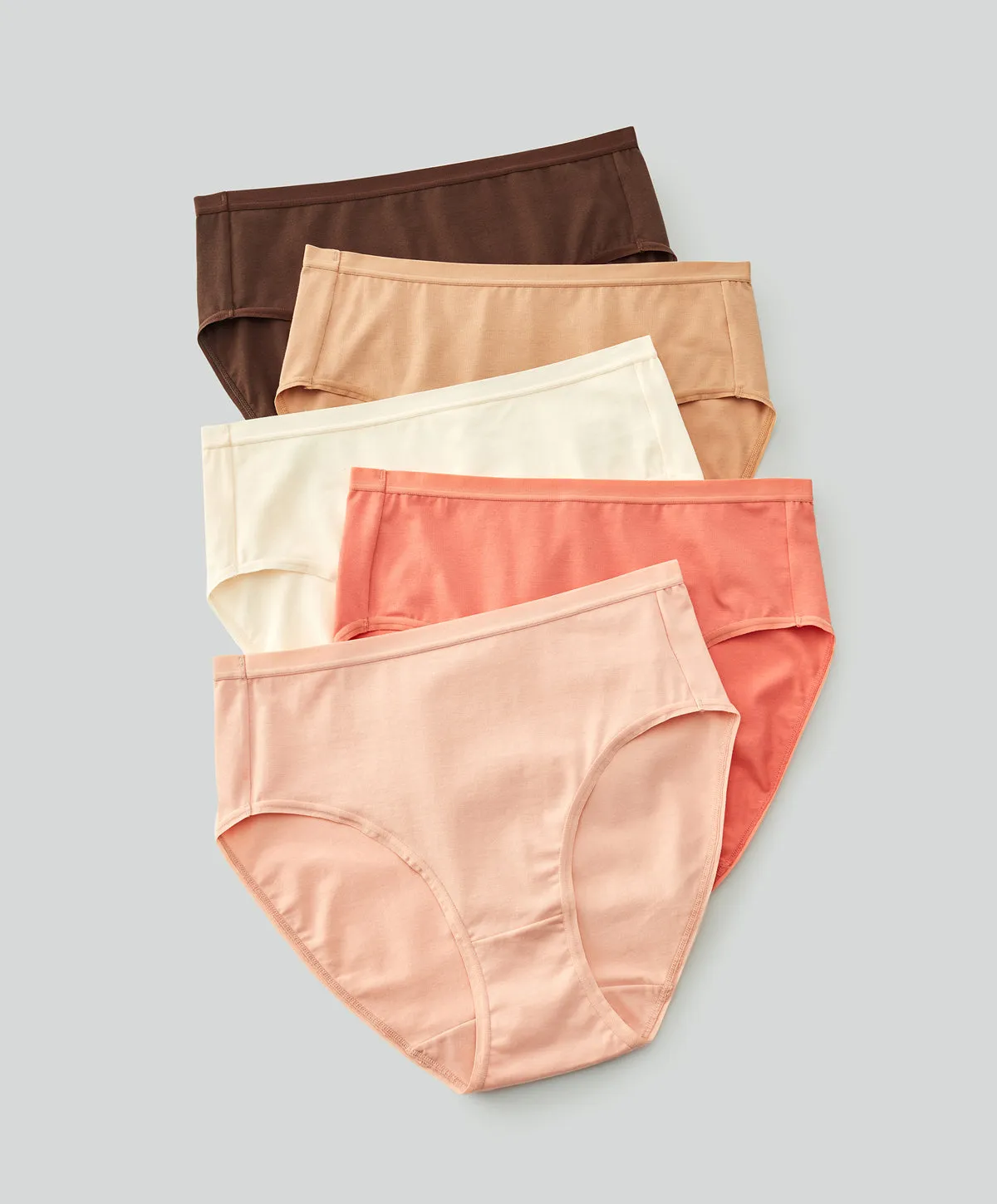 5PC Pack Reinvigorate Neutrals High-Waist Panty