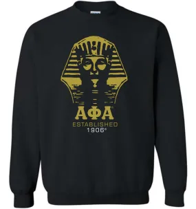 Alpha Pharaoh Embroidered Crewneck