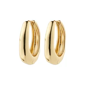 ASHER Recycled Oval Hoop Earrings