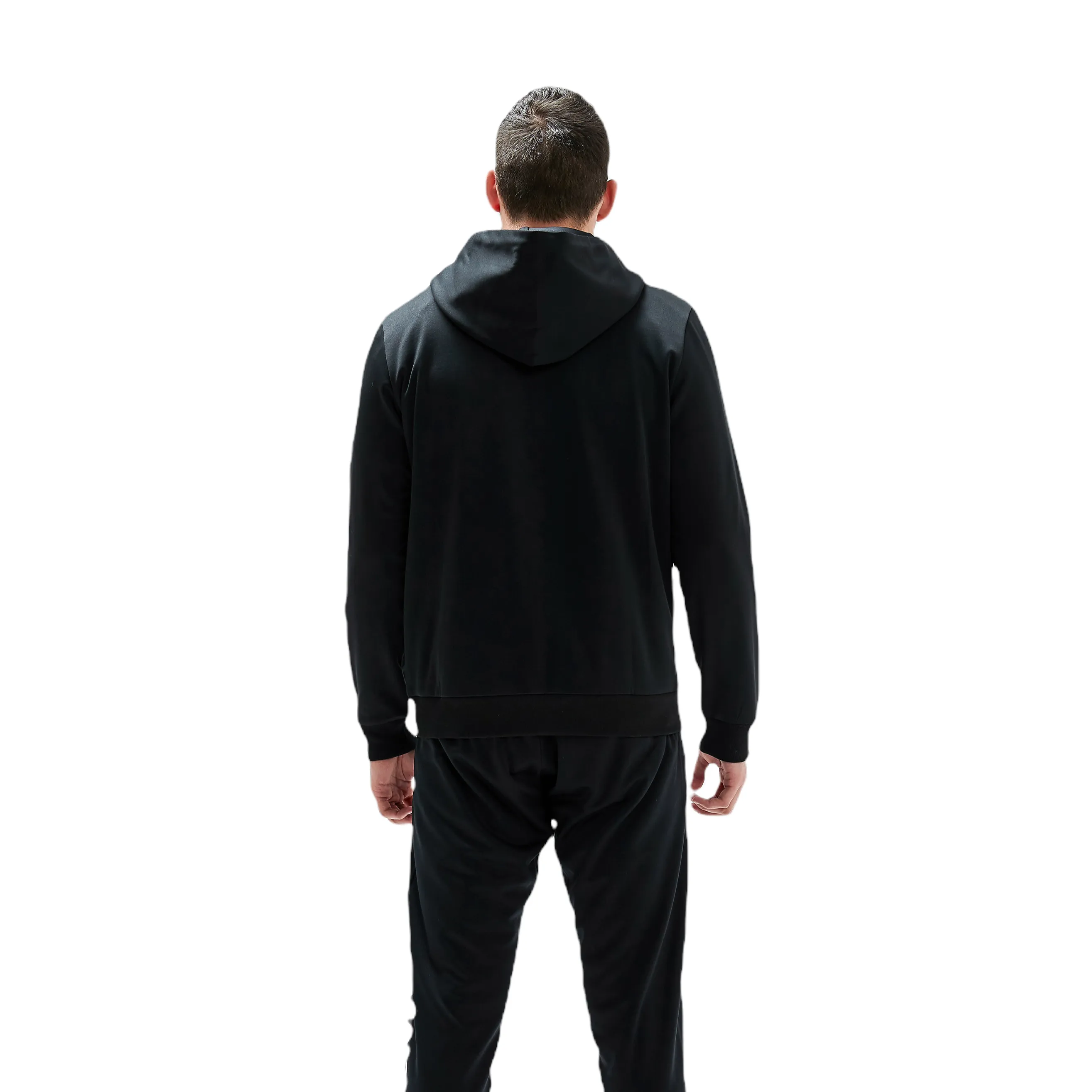 Beekman Zip Up Performance Hoodie - Slick Black