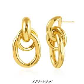 Bianca 18K Gold Plated Earrings