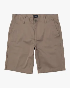 Boys Weekday Stretch 18 Shorts - Dark Khaki