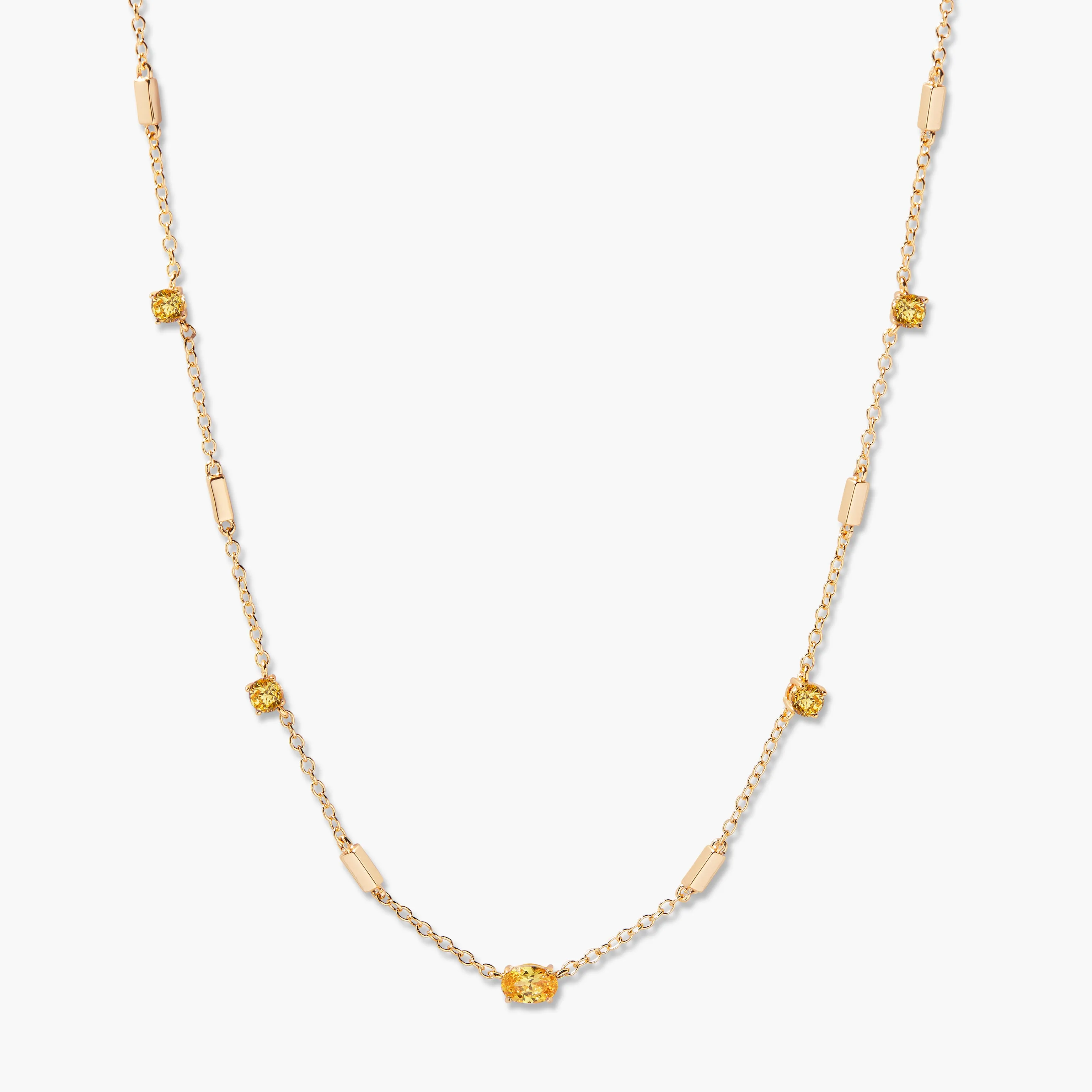 Brenna Birthstone Necklace