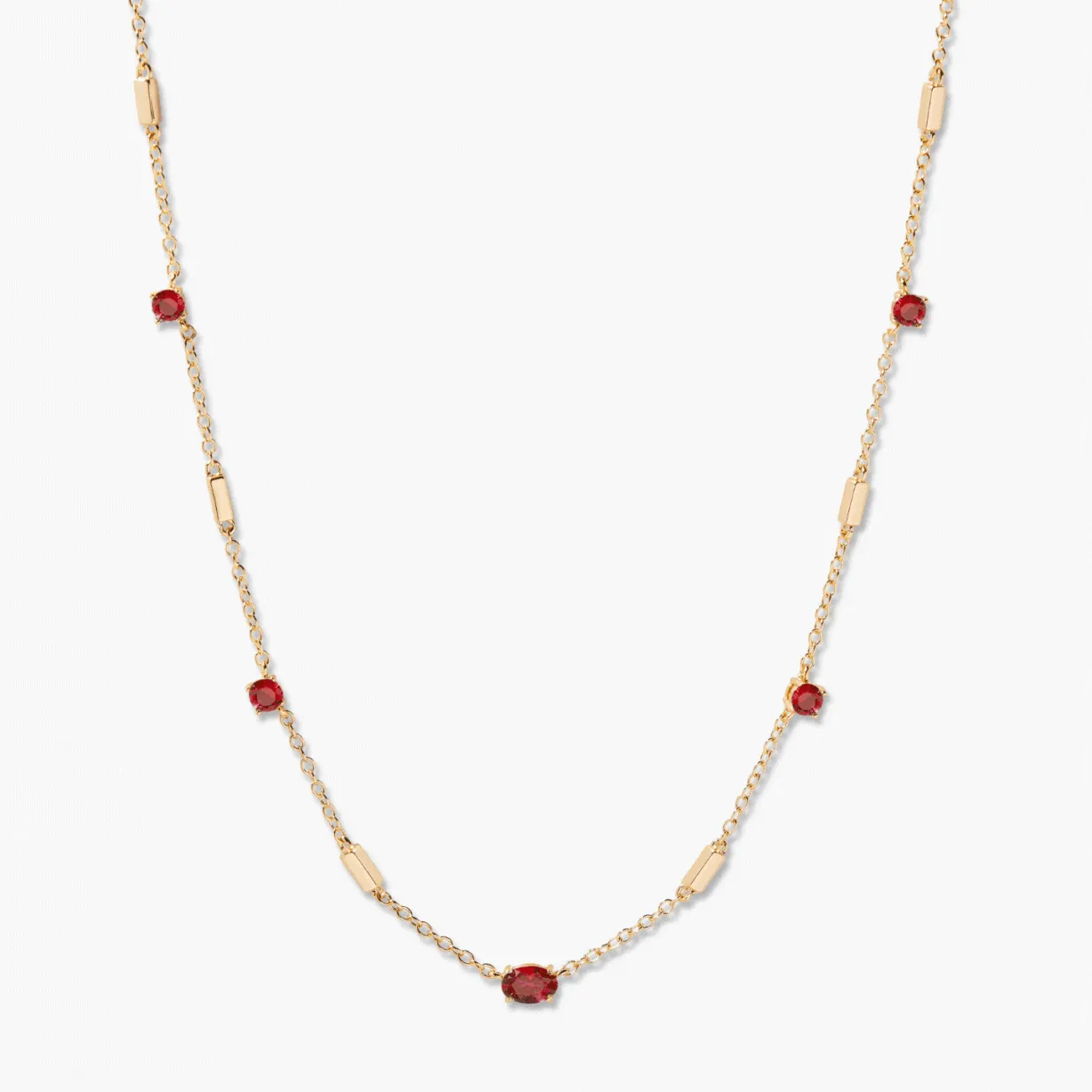 Brenna Birthstone Necklace