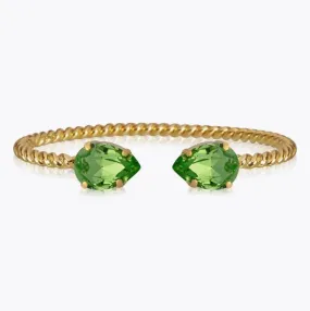 Caroline Svedbom Mini Drop Bracelet Gold Peridot