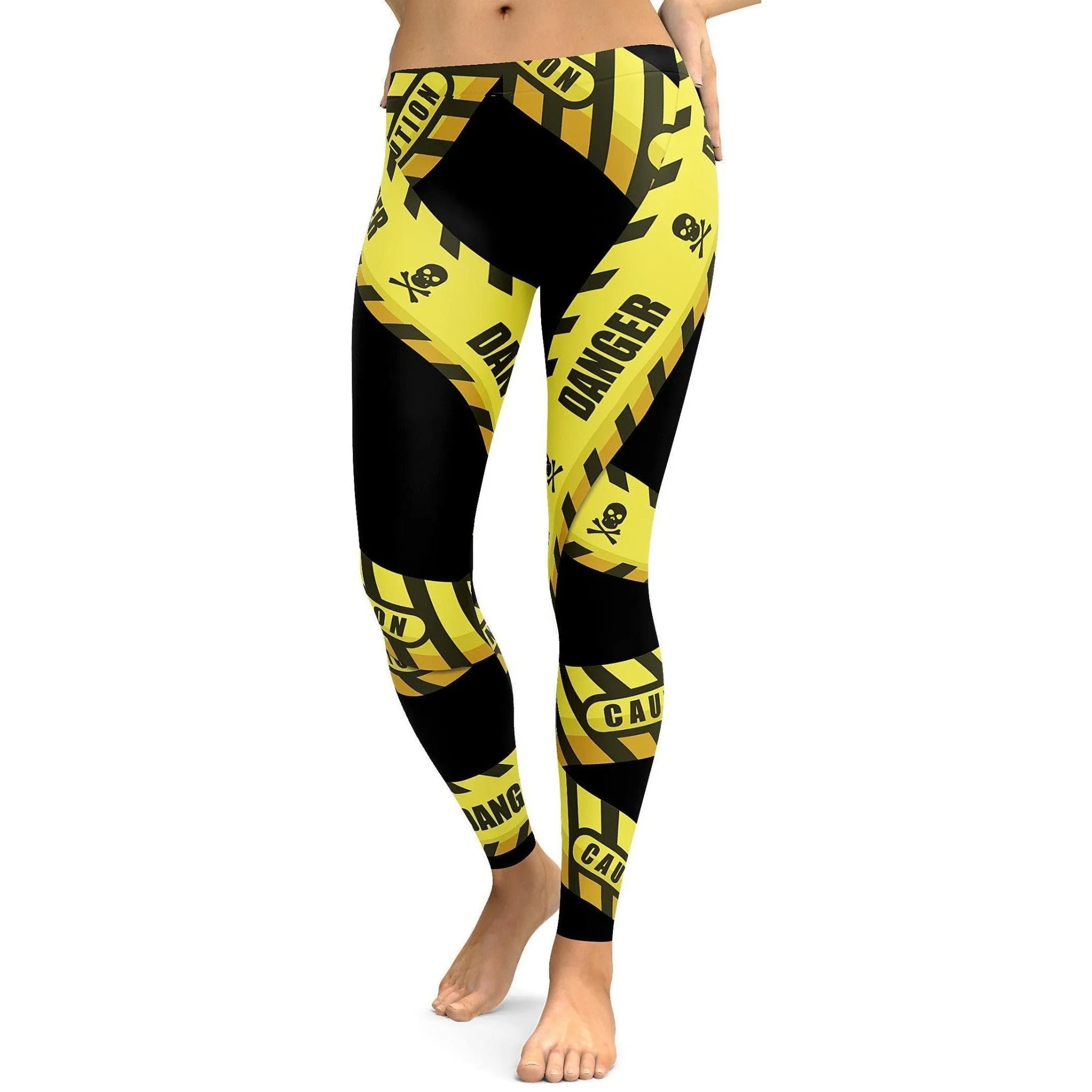 Caution Tape Leggings