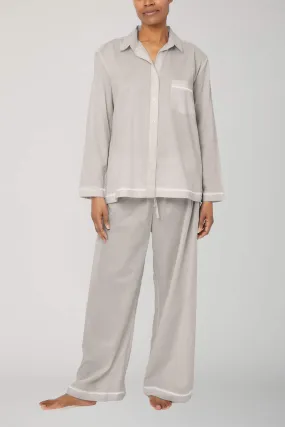 Classic Style Pajama Set - Grey