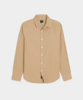 Corduroy Sport Shirt in Beige