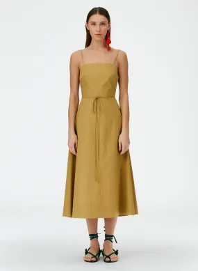 Eco Poplin Strappy Dress