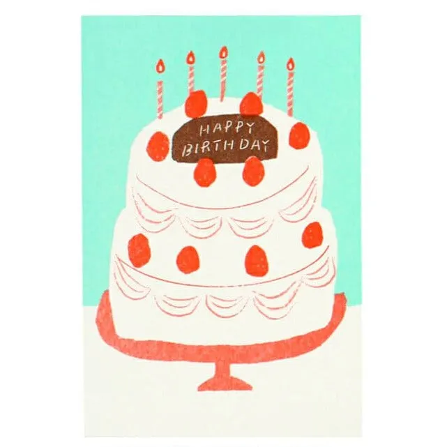 Furukawashiko Postcard - Birthday Cake