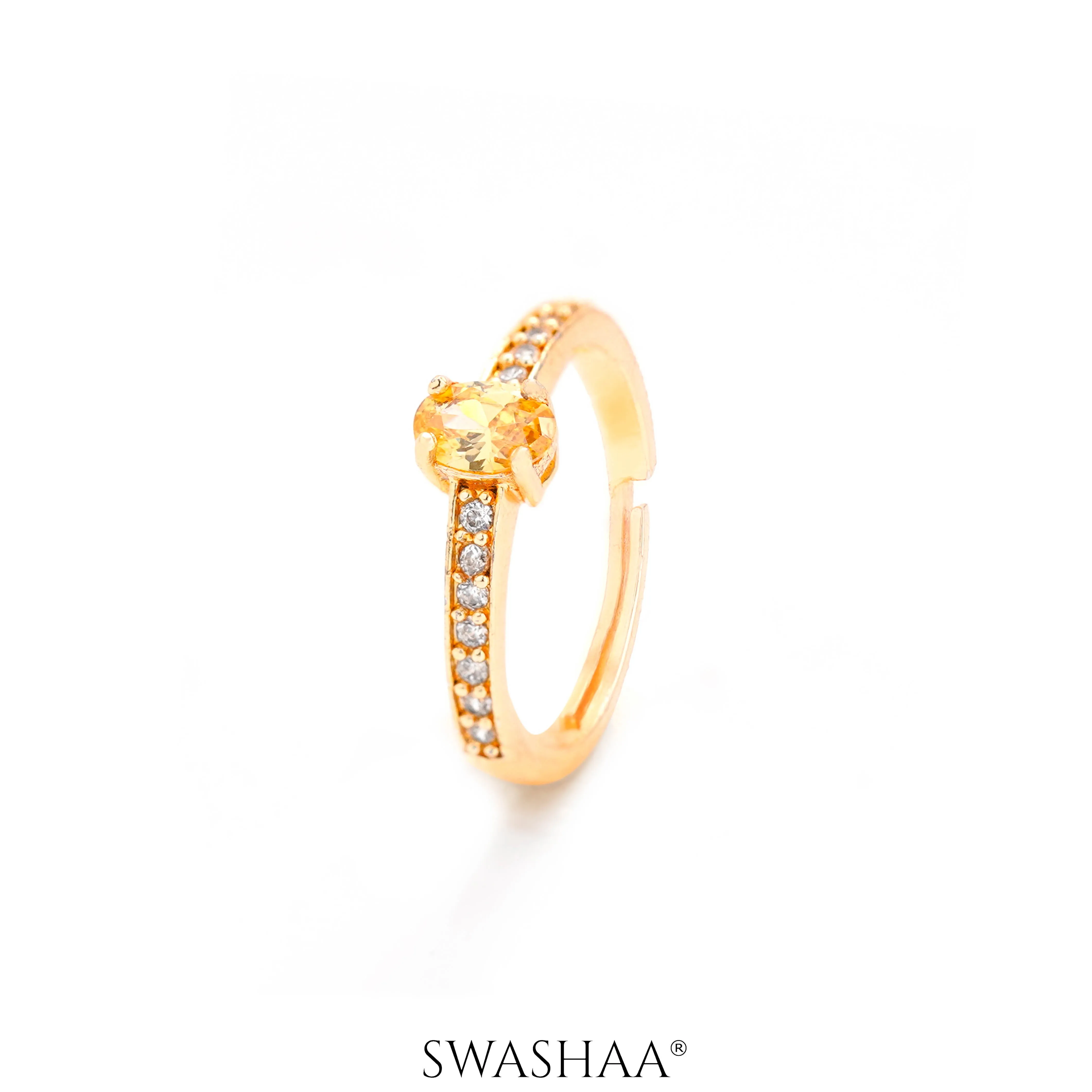 Honeyed 18K Gold Plated Ring