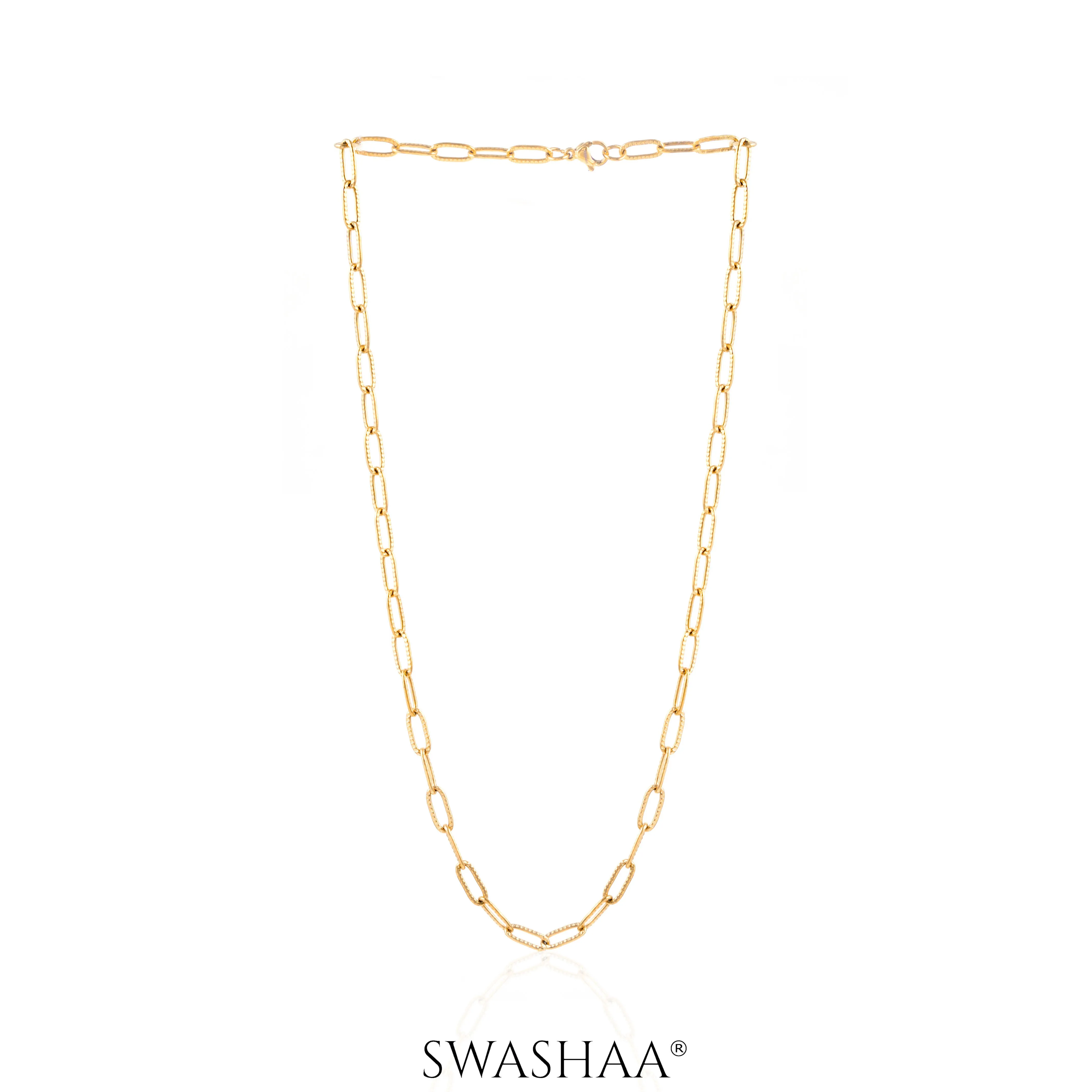 Iva Link 18K Gold Plated Chain