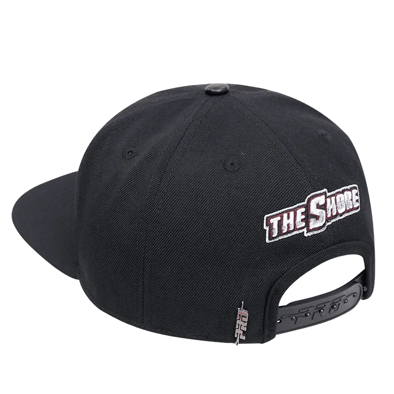 MARYLAND EASTERN SHORE CLASSIC UNISEX WOOL SNAPBACK HAT (BLACK)