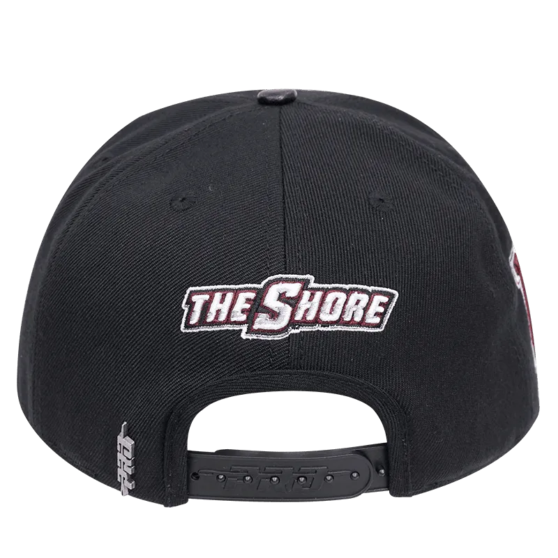 MARYLAND EASTERN SHORE CLASSIC UNISEX WOOL SNAPBACK HAT (BLACK)