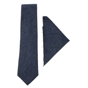 Men's Tweed Tie Hankie Set Classic British Heritage Wool Herringbone