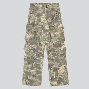 Multi-Pocket Camo Cargo Pants