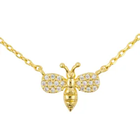 Necklace Diamante Bee