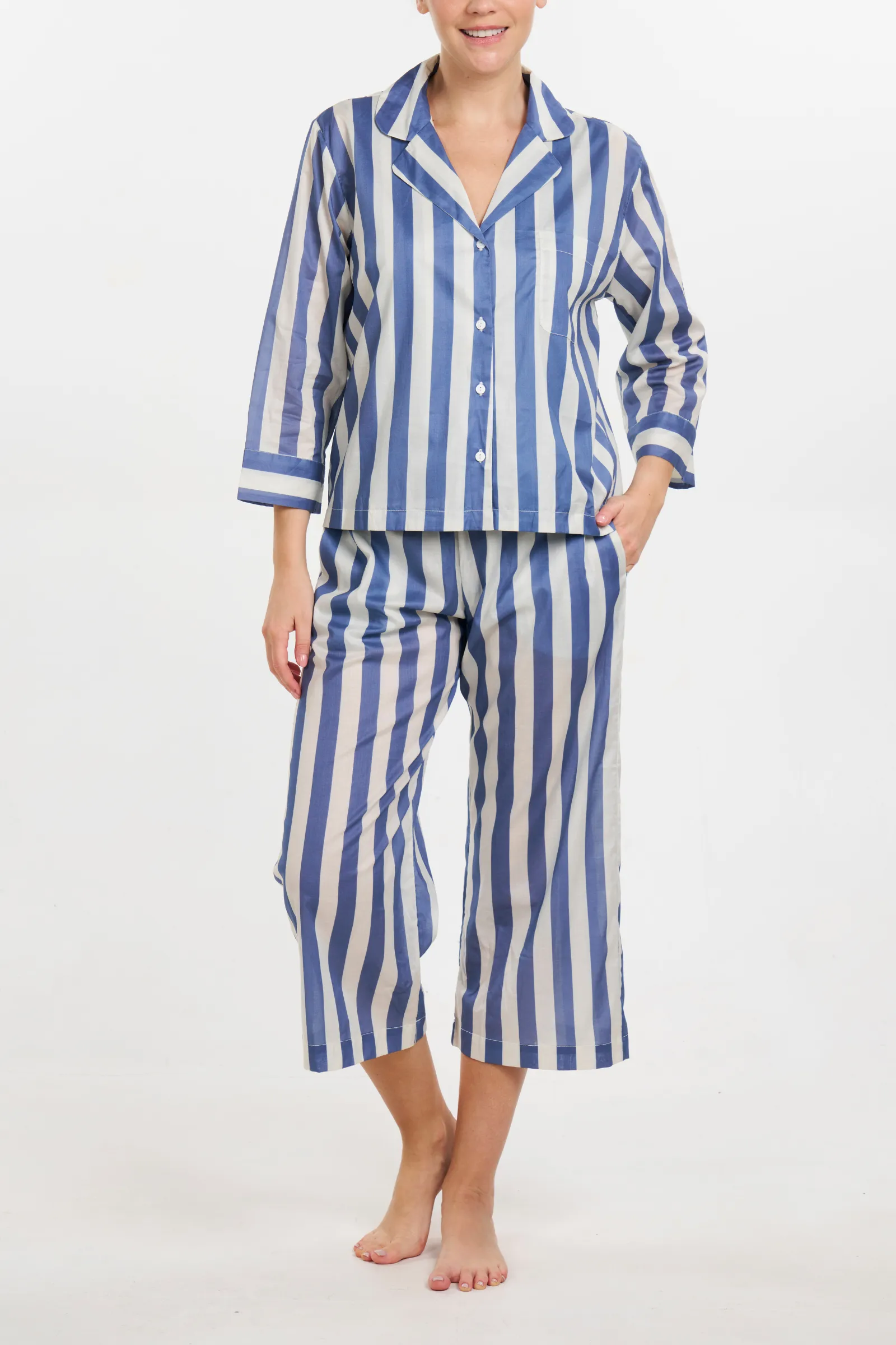 Sato Pajama Set - Big Sky Stripe