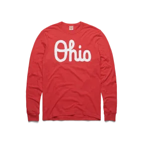 Script Ohio Long Sleeve Tee