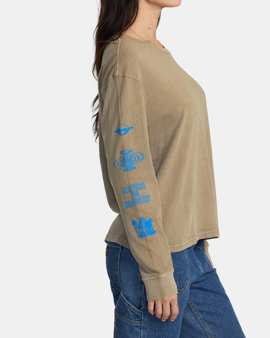 The Unknown Long Sleeve Tee - Dark Khaki