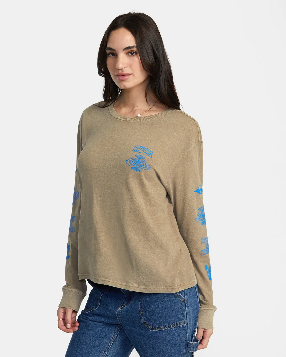 The Unknown Long Sleeve Tee - Dark Khaki